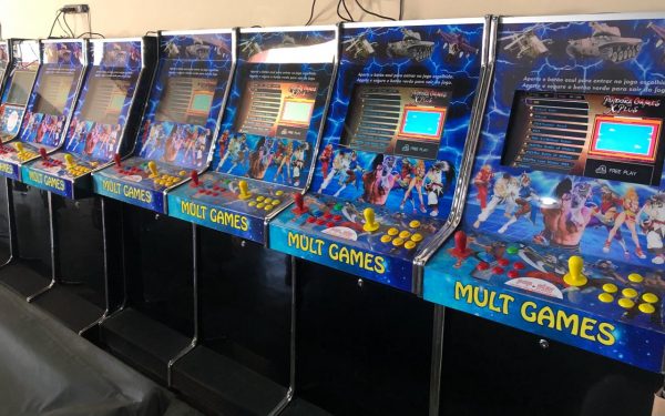 máquina de vídeo game para locação